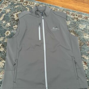 johnnie-O Charcoal Men's Golf Vest